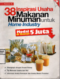 Image of 38 Inspirasi Makanan Minuman untuk Home Industry